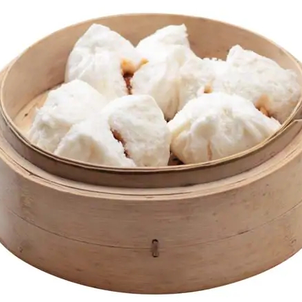 A1. Steamed BBQ Pork Bun <br> 蜜汁叉烧包