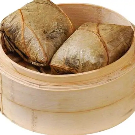 A13. Steamed Sticky Rice with Minced Pork Wrapped in Lotus Leaf <br> 荷香糯米鸡