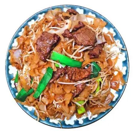 F7. Fried Noodle <br> 鸡/牛/猪 什肉炒面