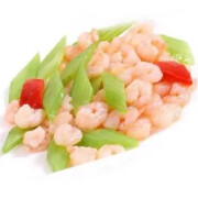 C3. Stir Fried Vegetables with Shrimp <br> 时菜虾仁
