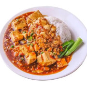 F12. Spicy Tofu on Rice <br> 麻婆豆腐饭