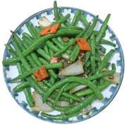 V8. Stir Fried Round Bean <br> 干煸四季豆